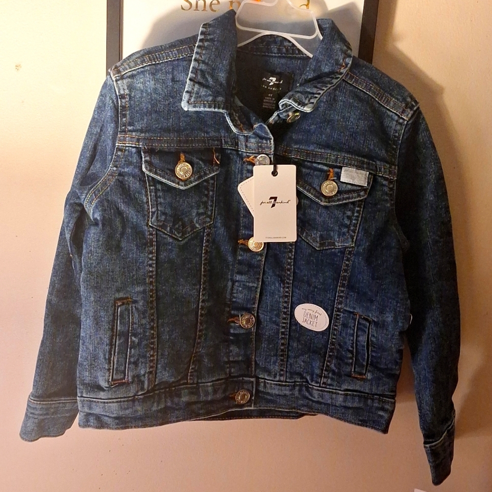 7 for all mankind denim jacket 4T